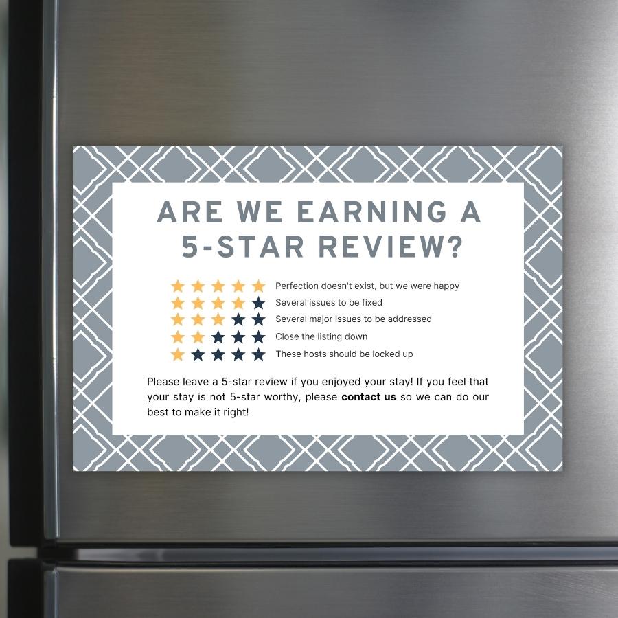 Earn Your Stars Review Magnets