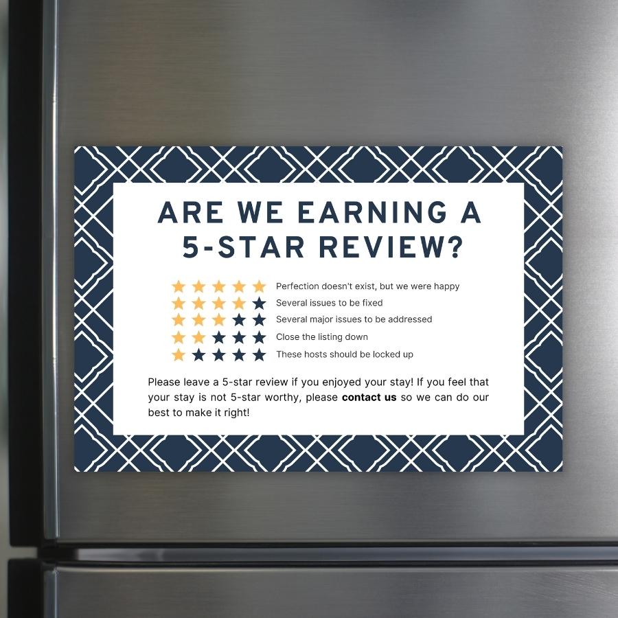 Earn Your Stars Review Magnets