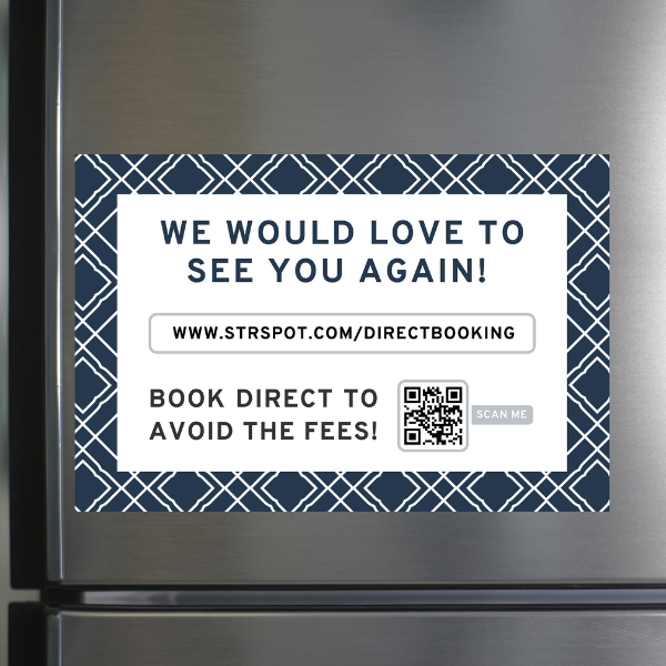 Earn Your Direct Bookings QR Magnets
