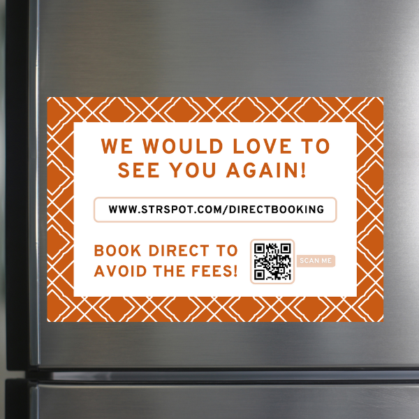 Earn Your Direct Bookings QR Magnets