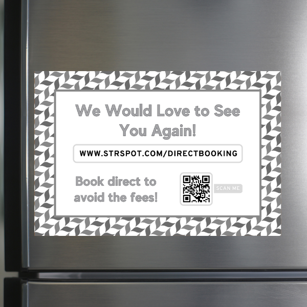 Leafy Direct Booking QR Magnets