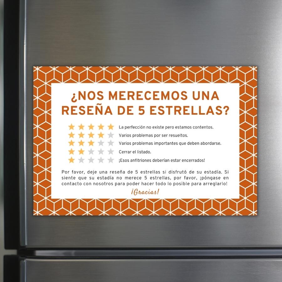 Top-Notch Spanish Ratings Magnets