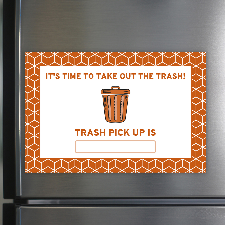 Top-Notch Trash Reminder Magnets