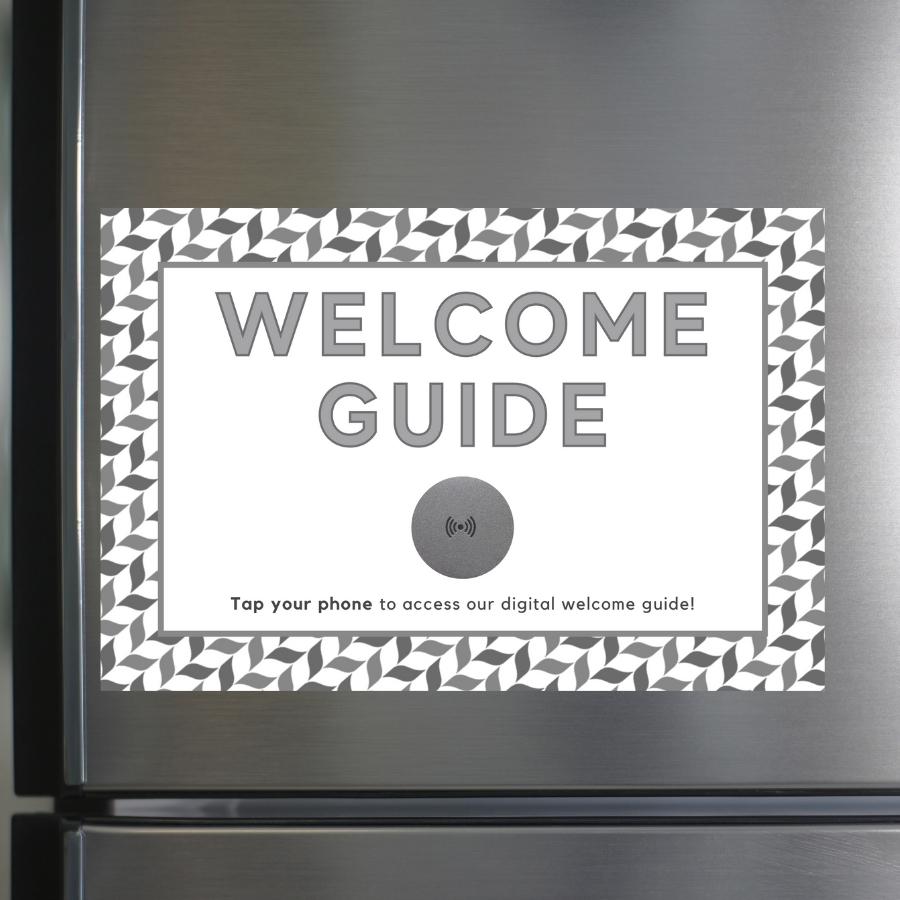 Leafy Welcome Guide Magnets