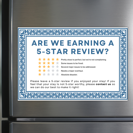 Bold Star Ratings Explanation Magnet