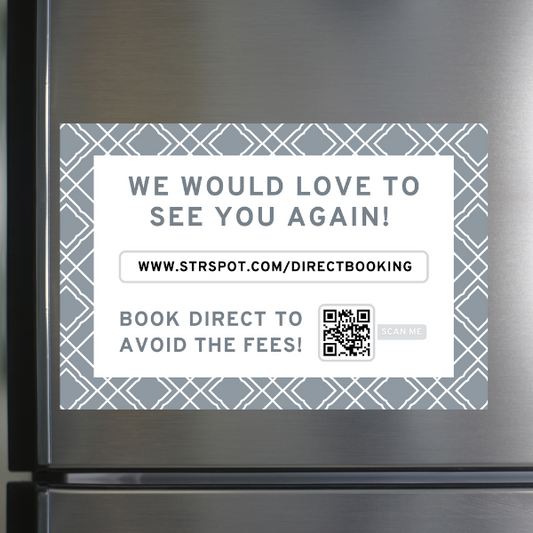 Earn Your Direct Bookings QR Magnets