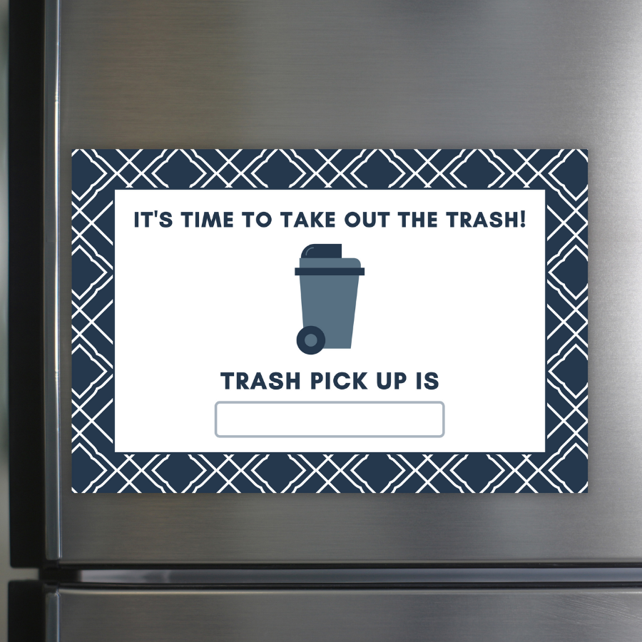 Earn Your Stars Trash Reminder Magnets