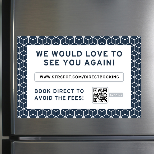 Top-Notch Direct Booking QR Magnets