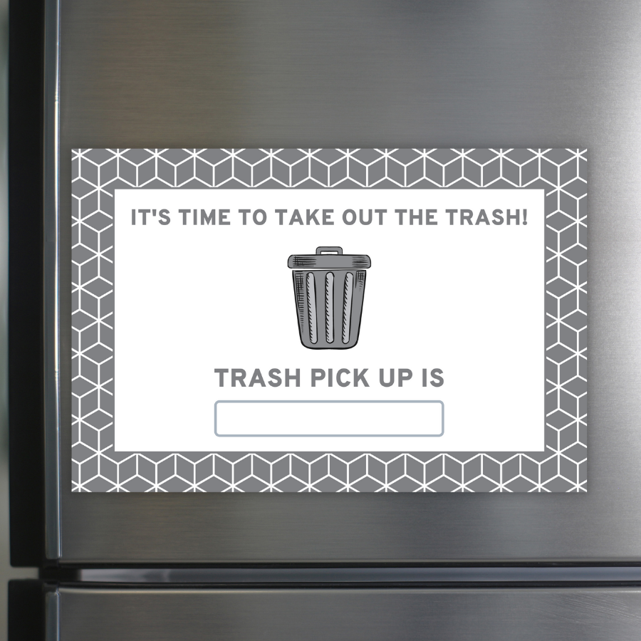 Top-Notch Trash Reminder Magnets