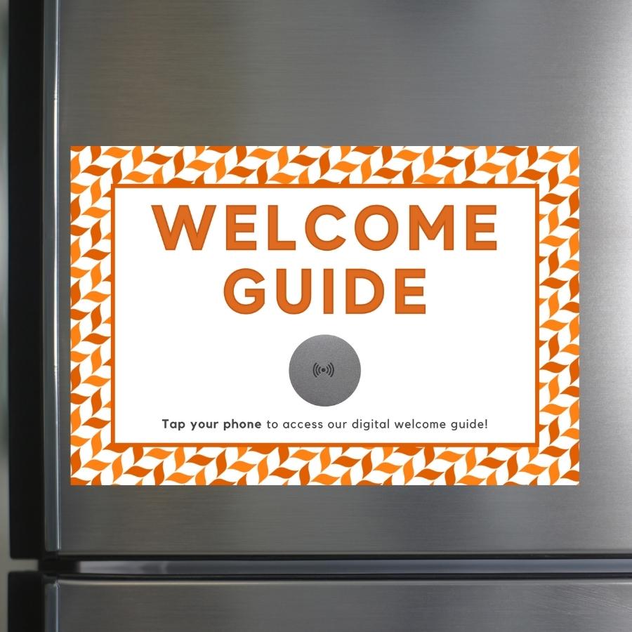 Leafy Welcome Guide Magnets